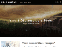 Tablet Screenshot of jbsimmons.com